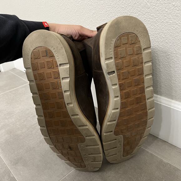 Carhartt Chelsea Pull On Edge Mens 14 Brown Leather Workwear Boots Shoes - Picture 5 of 5